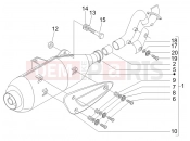 gilera 2005 Runner 125 Race VX 4T Silencer