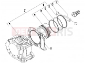 gilera 2006 Runner 125 Race VX 4T Cylinder-piston-wrist pin unit