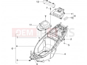 Helmet huosing - Undersaddle - Gilera Runner 125 VX 4T -SC- 2007