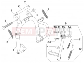 Stand/s - Gilera Runner 200 VXR 4T 2005