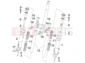 Fork's components (Kayaba) - Gilera Runner 200 VXR 4T 2006