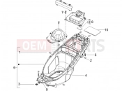 Helmet huosing - Undersaddle - Gilera Runner 200 VXR 4T 2006