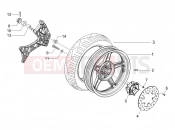gilera 2007 Runner 200 VXR 4T (ZAPM464) Rear wheel