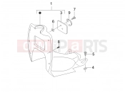 gilera 2007 Stalker 50 Front glove-box - Knee-guard panel