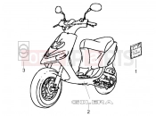 gilera 2007 Stalker 50 Plates - Emblems