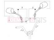 gilera 2008 Stalker 50 Driving mirror/s