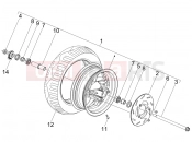 gilera 2008 Stalker 50 Front wheel