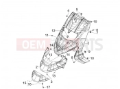 gilera 2009 Stalker 50 Front shield