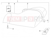 Saddle/seats - Gilera Stalker 50 Special Edition 2007