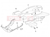 Side cover - Spoiler - Gilera Stalker 50 Special Edition 2007