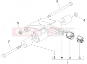 Swinging arm - Gilera Stalker 50 Special Edition 2007