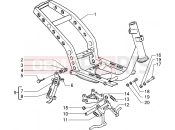 Chassis-Central stand - Gilera Storm 50