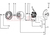Flywheel magneto - Gilera Storm 50