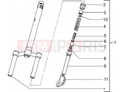 Front fork - Gilera Storm 50