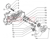 Rear wheel shaft - Gilera Storm 50