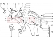 Side covers - Gilera Storm 50