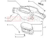 Speedometers kms.-Handlebar covers - Gilera Storm 50