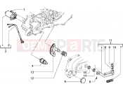 Starting motor-starter lever - Gilera Storm 50