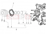 Cylinder-piston-wrist pin unit - Gilera Storm 50 2007