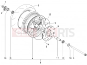 Front wheel - Gilera Storm 50 2007
