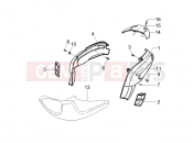 Side cover - Spoiler - Gilera Storm 50 2007