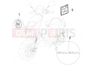 Plates - Emblems - Gilera Storm 50 2008