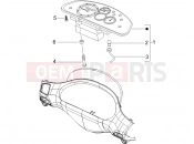 Meter combination - Cruscotto - Gilera Storm 50 2009