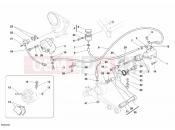 DUCATI 2008 Monster S2R 1000 REAR BRAKE SYSTEM » BRAKING SYSTEM