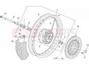MOTOGUZZI Nevada 750 S Front wheel
