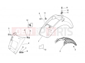MOTOGUZZI Nevada 750 S Rear body - Mudguard