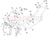 hűtő rendszer - Piaggio MP3 125 ie 2008-2011 (EMEA)