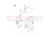 Crankshaft - Kawasaki EL250 (EL250-E4) 1994