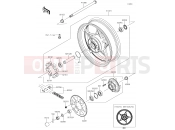 Rear Hub - Kawasaki NINJA 650 (EX650KHFA) 2017