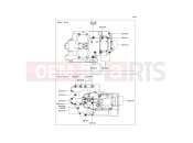 KAWASAKI W800 (EJ800ABS) Crankcase Bolt Pattern