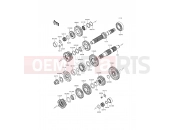 Transmission - Kawasaki ER-6f (EX650ECF) 2012