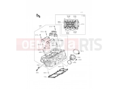 Cylinder Head - Kawasaki ER-6f ABS (EX650FCF) 2012