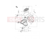 Air Cleaner - Kawasaki ER-6f ABS (EX650FCF) 2012