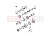 Transmission - Kawasaki ER-6f ABS (EX650FCF) 2012