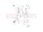 Rear Master Cylinder - Kawasaki ER-6f ABS (EX650FCF) 2012