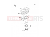 Cylinder/Piston(s) - Kawasaki W800 (EJ800ADF) 2013
