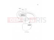 KAWASAKI 2001 Decals(Silver/Olive)