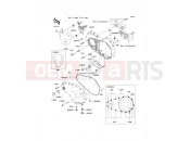 Left Engine Cover(s) - Kawasaki VN2000 (VN2000-A2H) 2005