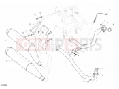 DUCATI 2007 Sportclassic 1000 Single-Seat EXHAUST SYSTEM » EXHAUST SYSTEM