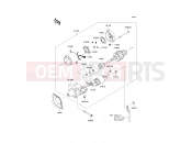Starter Motor - Kawasaki MULE 610 4x4 (KAF400AEF) 2014