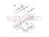Drive Shaft-Front - Kawasaki MULE 610 4x4 (KAF400AEF) 2014