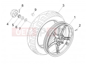 PIAGGIO Fly 50 2T Rear wheel