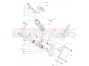 MV AGUSTA Brutale 675 Rear Suspension Assembly