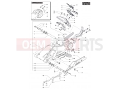 MV Agusta Dragster 800 RR Swingarm Assembly