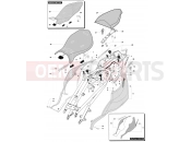 MV AGUSTA Brutale 990 R Rear Fairing Assembly