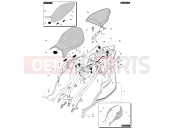 MV AGUSTA Brutale 1090 RR 2012 Rear Fairing Assembly